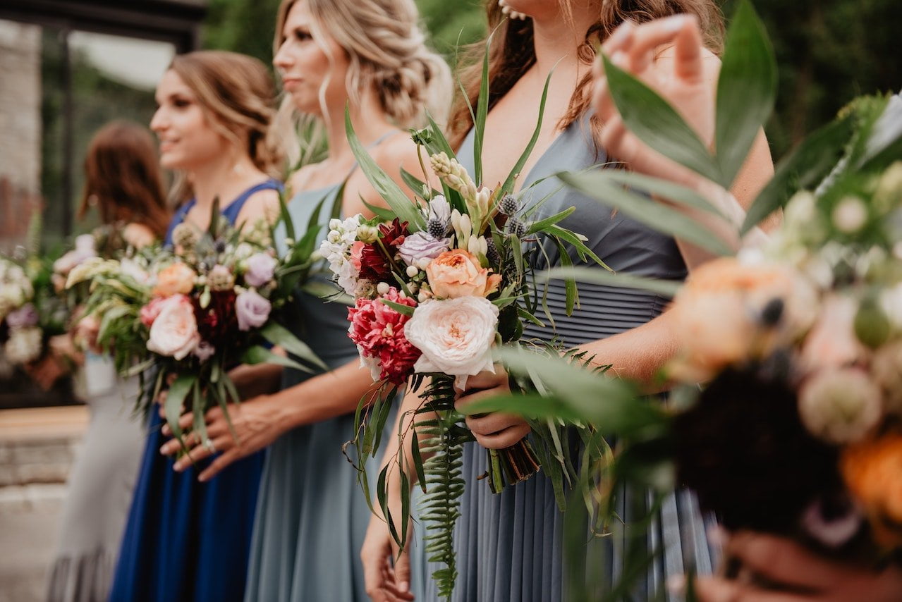 Grey Bridesmaids Dresses Inspiration