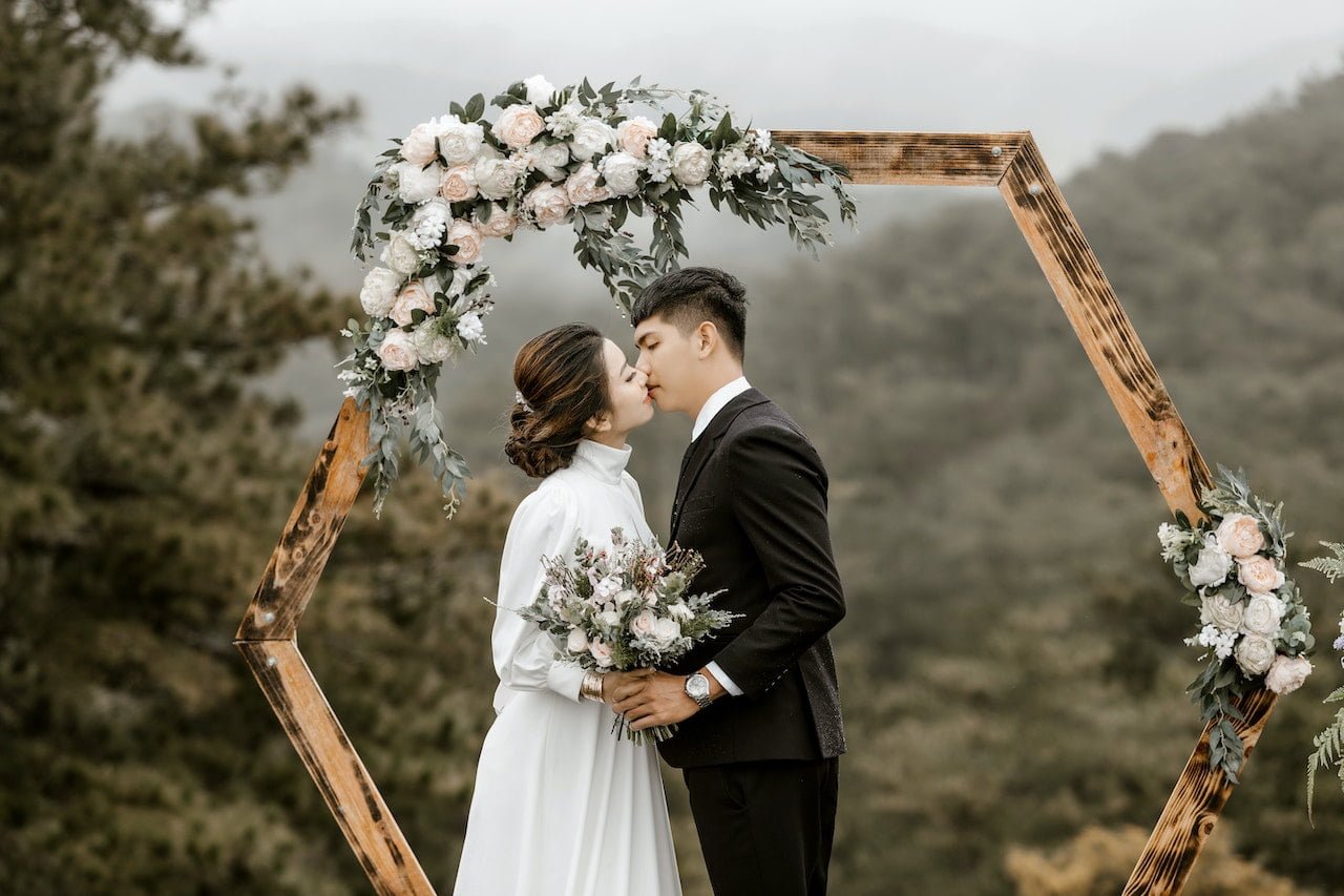 Neutral Wedding Archway Inspiration