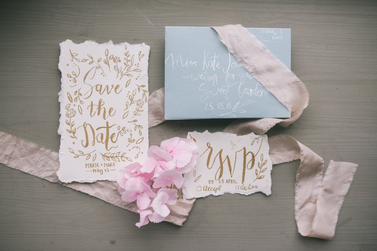 Pastel Colours Wedding Invitation Inspiration