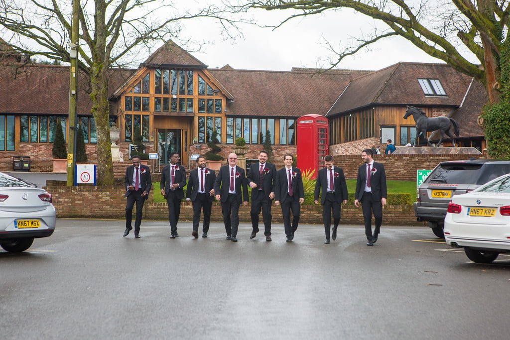 Groomsmen Walking